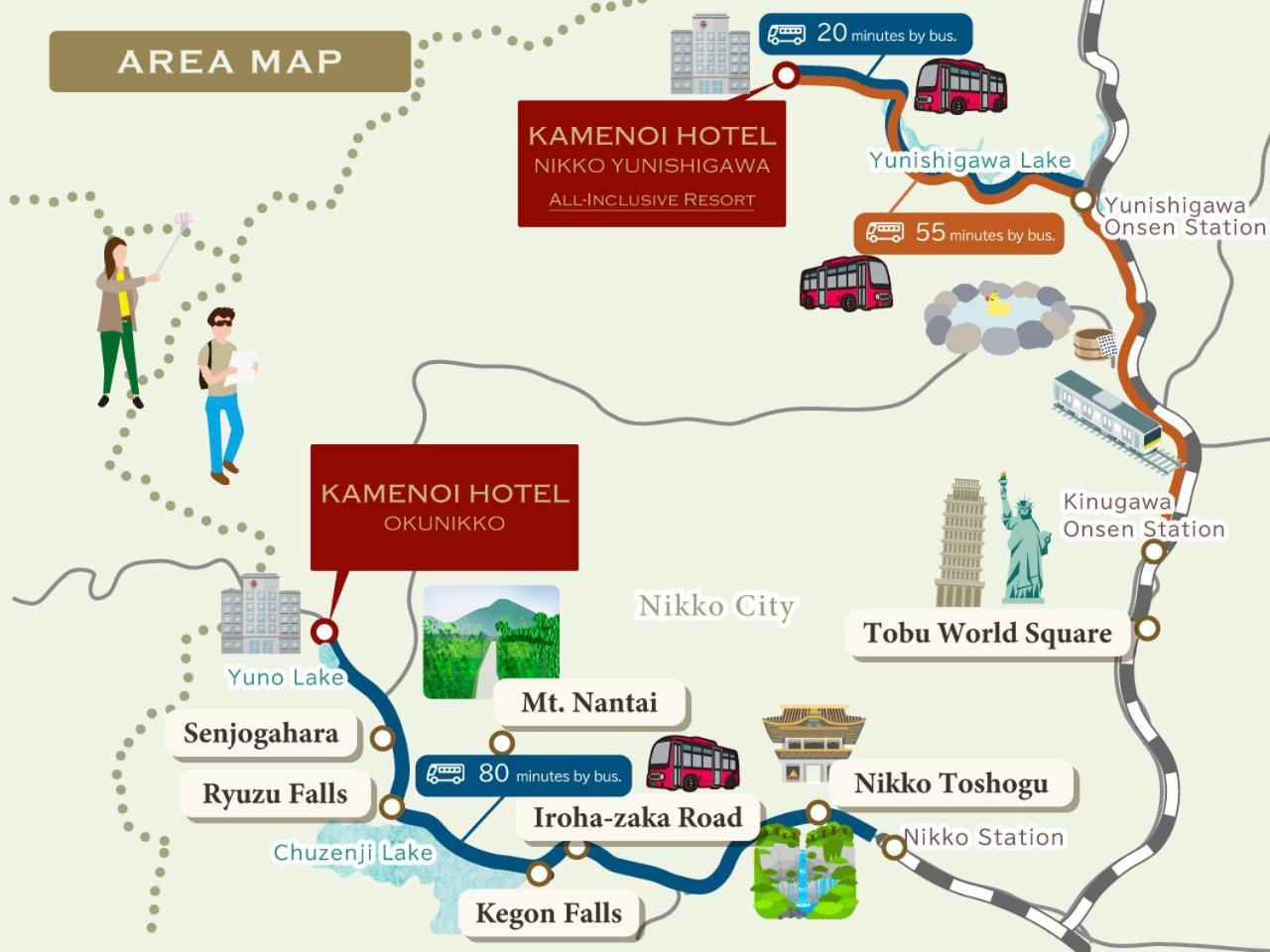 Kamenoi Hotel Nikko Yunishigawa All-Inclusive Resort Eksteriør bilde